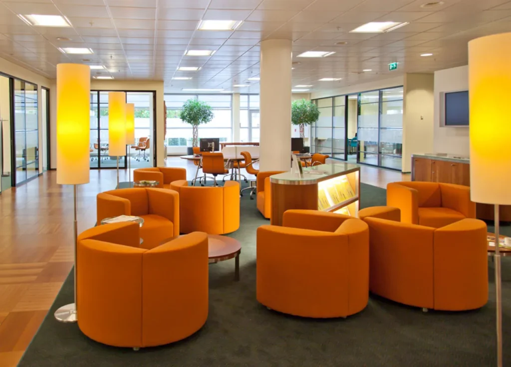 Elegant outdoor seating by Caluco