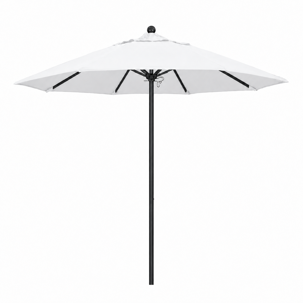 9 ft Octagonal Commercial Umbrella Black Finish